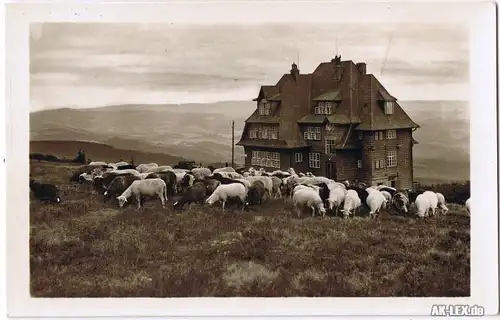 Rosenau Rožnov pod Radhoštěm Hotel Radegost - Radhoscht Foto Ak ca 1939 1939