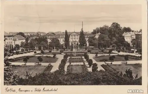 Gotha Orangerie u. Schloss Friedrichstal (Gotha), gel. 1