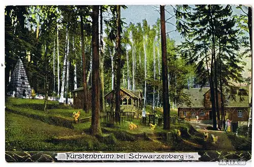 Schwarzenberg Fürstenbrunn ca 1918
