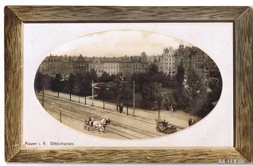 Plauen (Vogtland) Dittrichplatz ca. 1912