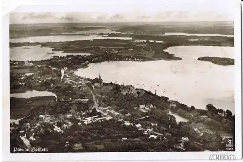 Plön Luftbild  gel. 1941