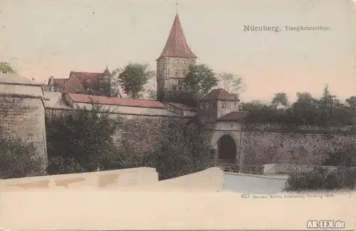 Nürnberg Tiergärtnerthor ca. 1899