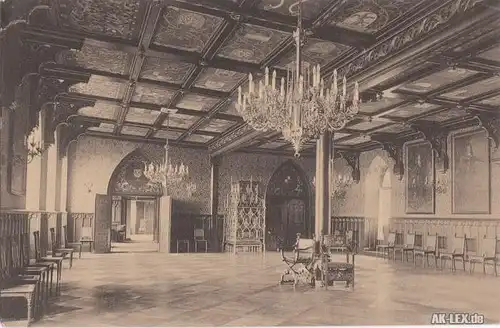 Nürnberg Saal in der Kgl. Burg zu Nürnberg c1928