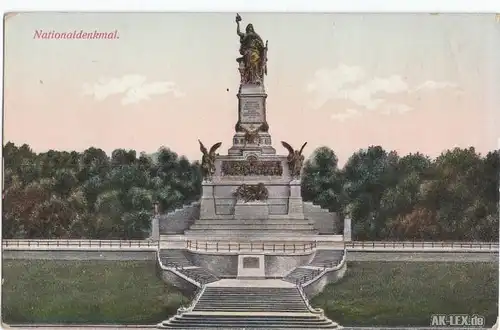 Rüdesheim (Rhein) National-Denkmal a.d. Niederwald ca. 1