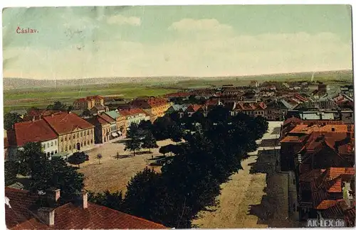 Tschaslau Panorama ca 1914