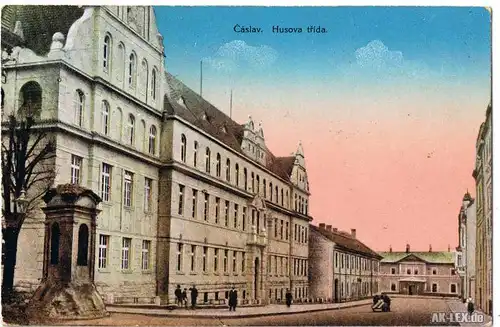 Tschaslau Husova Straße (Husova trida) gel. 1922