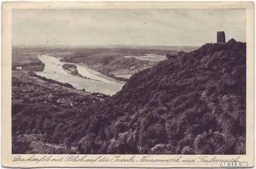 Rheinland-Pfalz (allgemein) Drachenfels mit Blick auf di