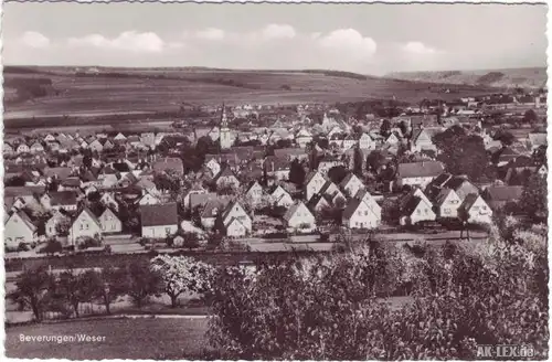 Beverungen Panorama - Ansicht  ca  1965 - Foto AK