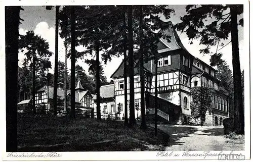 Friedrichroda Hotel Spiessberghaus lkr Gotha gel. 1931