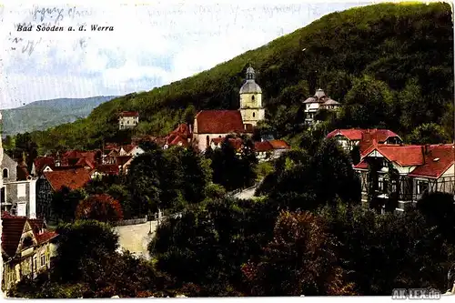 Bad Sooden-Allendorf Panorama gel. 1930
