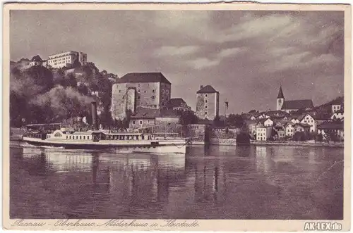 Passau Oberhaus, Niederhaus und Ilzstadt, Personendampfe
