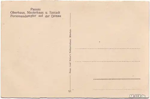 Passau Oberhaus, Niederhaus und Ilzstadt, Personendampfe