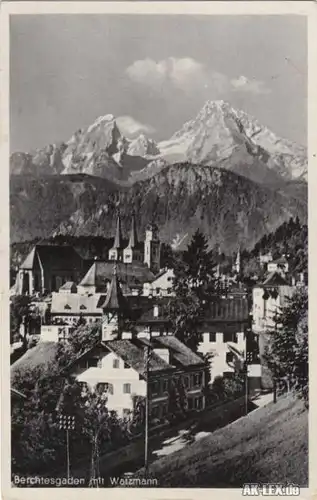 Berchtesgaden Berchtesgaden mit dem Watzmann