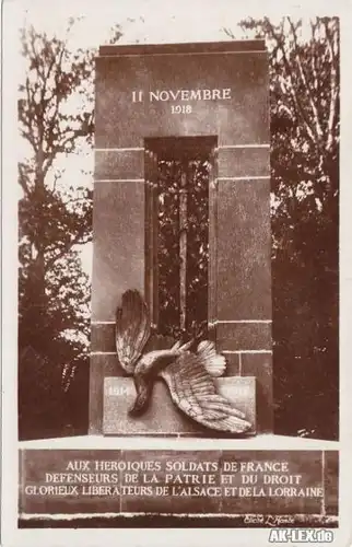 Compiègne Das Denkmal des MORGEN von Ed Brandt