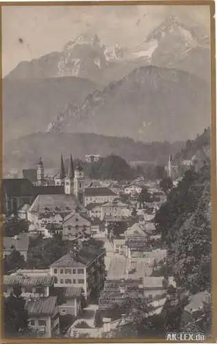 Berchtesgaden Panorama  ca. 1924 (Bromogold)