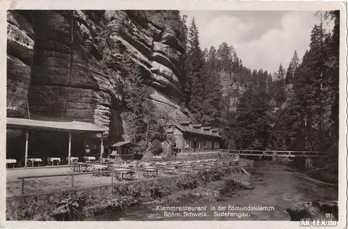 Jonsdorf Klammrestaurant - Edmundsklamm ca 1938 - Foto A