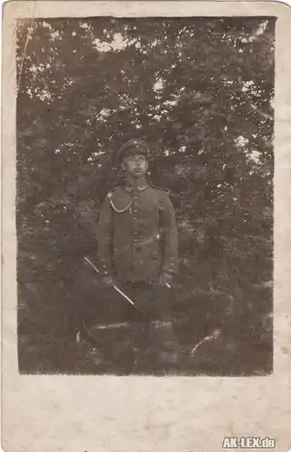 Foto AK Soldat 1.WK ca 1917