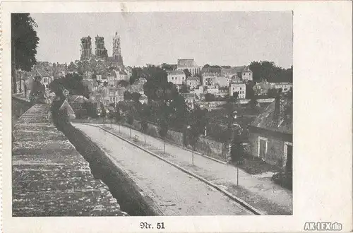 CPA Laon Feldpost Panorama Straße 1916