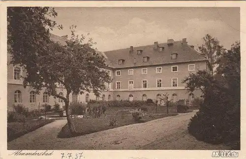 Bad Alexandersbad Kurhaus gel. 1937