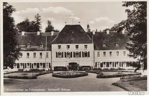 Bad Alexandersbad Markgräfliches Schloß ca 1937