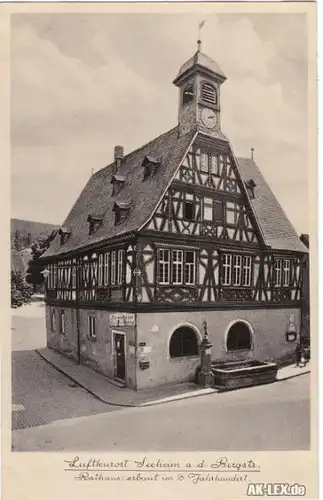 Seeheim-Jugenheim Rathaus erbaut im 16. Jahrhundert ca.