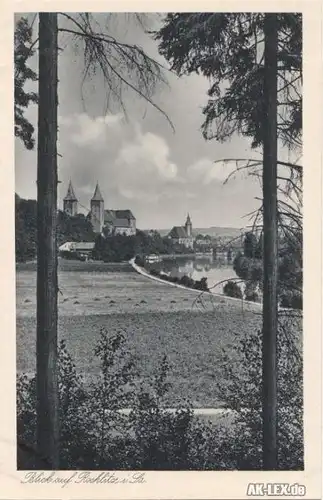 Ansichtskarte Rochlitz Panorama ca 1935