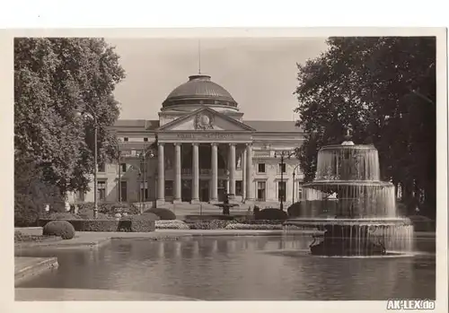 Wiesbaden Kurhaus - Foto AK ca. 1936