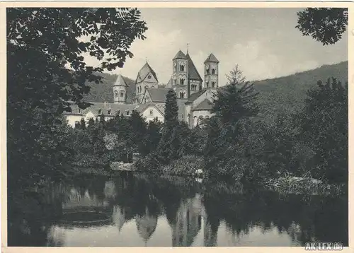 Ansichtskarte Glees (Vulkaneifel) Partie aus dem Klostergarten - ca 1935