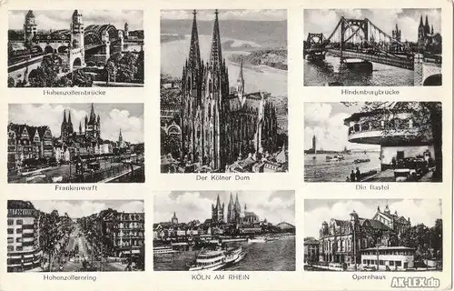 Köln Mehrbildkarte