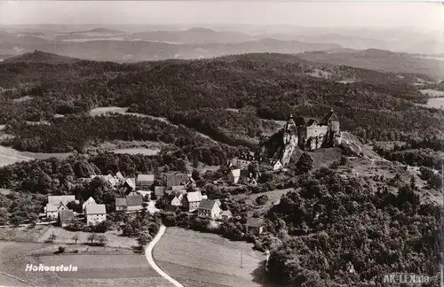 Hohenstein: Kirchensittenbach Luftbild - Burg und Ortsteil Hohenstein