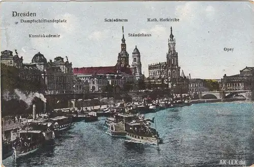 Dresden Panorama gel. 1942