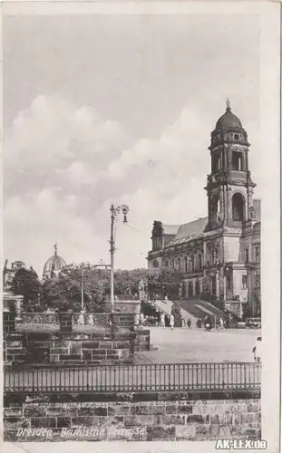 Dresden Brühlsche Terrasse ca 1940