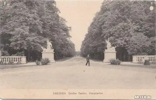 Dresden Großer Garten - Hauptallee