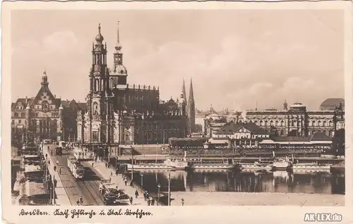 Dresden Panorama - Foto AK