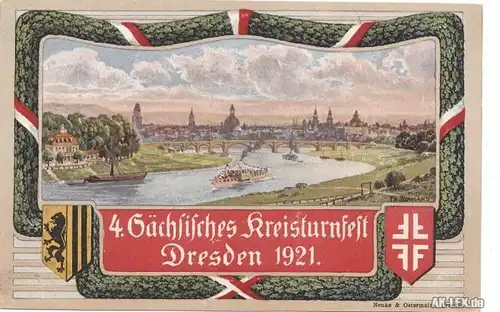 Dresden 4.Sächsische Kreisturnfest Dresden 1921 (4)