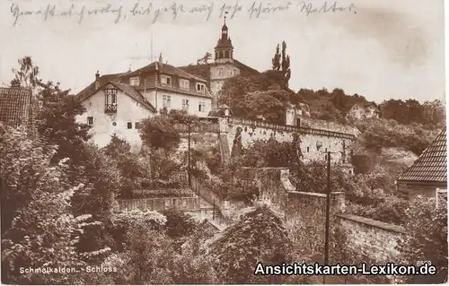 Schmalkalden Schloß - Foto AK