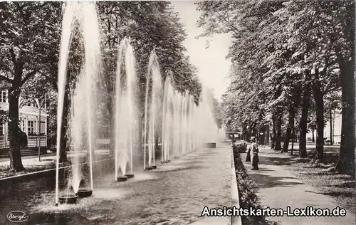 Dresden Hundertbrunnenstraße Springbrunnen Hygieneausstellung 1930