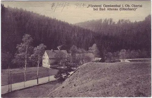 Altenau, Bergstadt Försterei Gemkenthal im ob. Okertal