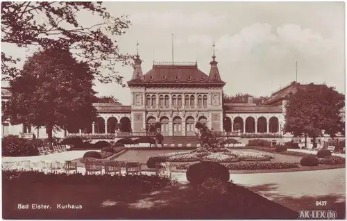 Bad Elster Kurhaus - Foto Ansichtskarte