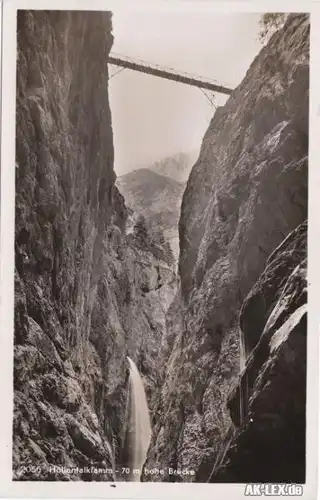 Grainau Höllentalklamm - 70m hohe Brücke