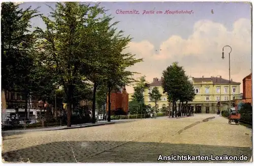 Chemnitz Partie am Hauptbahnhof