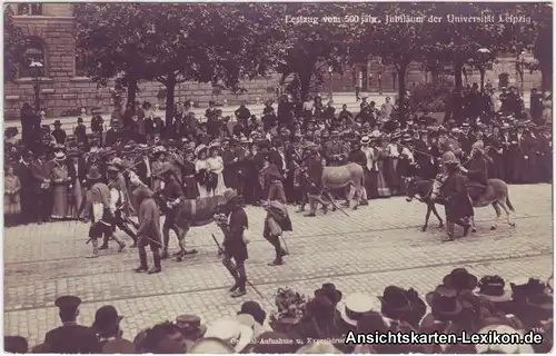 Leipzig Festzug zum 500 jährigen Jubiläum der Universitä