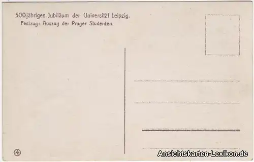 Leipzig Festzug zum 500 jährigen Jubiläum der Universitä