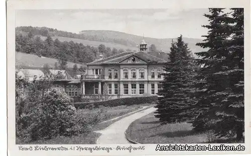 Postcard Bad Liebwerda Lázně Libverda Kurhaus 1939