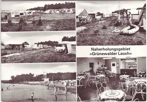 Foto Ansichtskarte Naherholungsgebiet "Grünewalder 