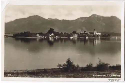 Chiemsee Fraueninsel - Foto Ansichtskarte