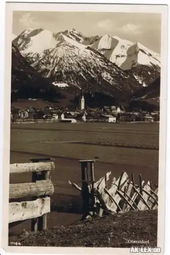 Oberstdorf Panorama - Foto AK