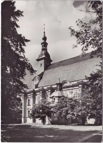 Neuzelle Katholische Kirche Foto Ansichtskarte 1965
