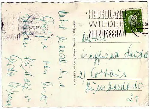 Helgoland Lange Anna, v. d. Reede aus gesehen, v. Norden, Westküste