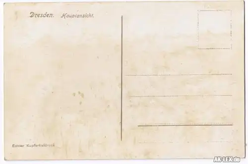 Dresden Hauptansicht ca. 1925